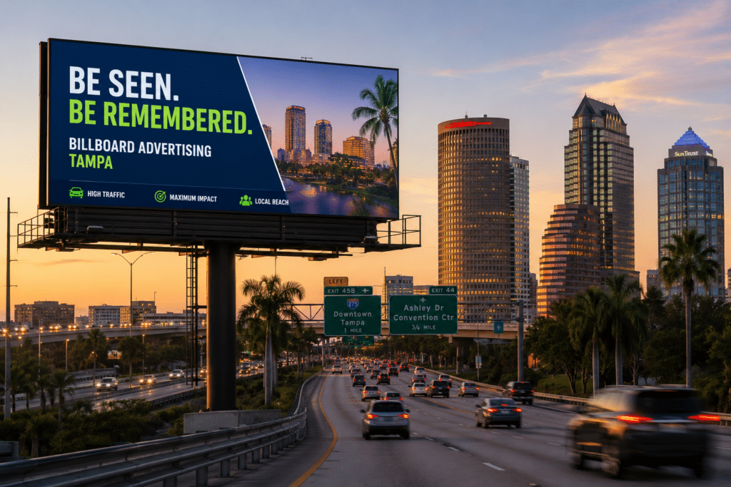Billboard advertising along Tampa highway